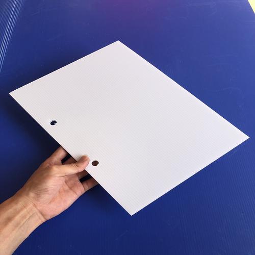 塑料中空板盖板带手指位可印刷logo电子厂回收箱板周转防静电板材